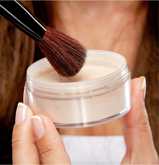 How to apply powder foundation